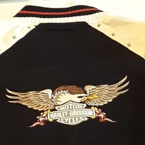 New Harley Davidson Men's Bomber Varsity Jacket